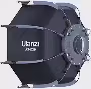 Ulanzi AS-D30 Softbox Octagonal de 30cm com Montagem Mini Bowens – Softbox Octogonal para Flash de Estúdio, Leve e Compatível com Luzes de Vídeo Ulanzi 40W/40W Pro/60W, Inclui Bolsa de Transporte