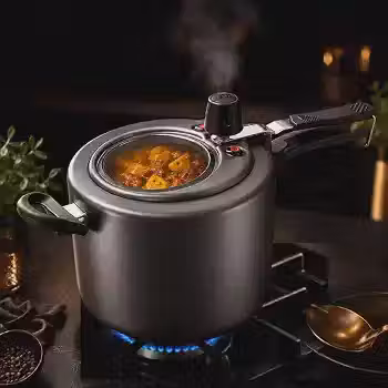 Panela de Pressão MTA 4,5L com Visor Grande 7 Camadas Antiaderente