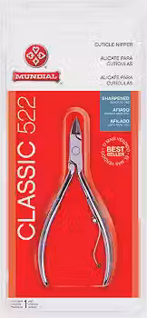 Alicate Cutícula Classic, Mundial S/A, Prateado