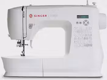 Máquina de Costura Eletrônica SINGER C5605 127V | 80 Pontos com 180 Aplicações | LCD, Passador de Linha, Caseado Automático, Braço Livre | Portátil | Ideal para Uso Doméstico