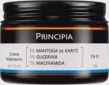 Creme Hidratante Facial 5% Manteiga de Karité + 5% Glicerina + 2% Niacinamida CH-01 com 50g