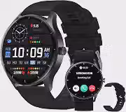 Smartwatch PEJE ZW02 com Chamadas, Pulseira Extra e 123+ Modos Esportivos