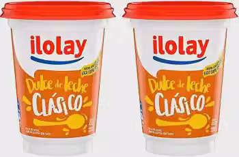 Kit 2 Doces de Leite Ilolay Clássico Argentino Cremoso - 400g Cada