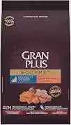 Ração GranPlus Gourmet Gatos Adultos Castrados Salmão e Frango 10,1kg