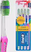 Oral-B Escova de Dente Clean Indicator, 4 Unidades