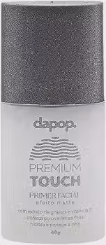 Primer Facial Matte Aveludado Premium Touch Controla oleosidade, Minimiza Poros imperfeições