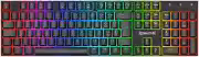 Teclado Magnético Gamer Redragon Dharma Preto RGB Full Size 8K Rapid Trigger SOCD Case em Alumínio K556RGB-M