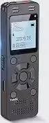 Gravador de voz digital de 128 GB para reuniões de palestras - EVIDA 9296 horas, dispositivo de gravação ativado por voz, gravador de áudio com reprodução, senha