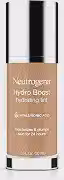 Neutrogena Base hidratante Hydro Boost para pele seca, com ácido hialurônico, gel de água leve sem óleo, não comedogênico, bege natural 60 ml