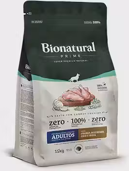 Bionatural Prime - Frango Cães De Raças Méd/Grand Adultos 15kg