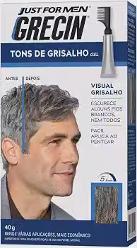 Grecin Gel Tonalizante Tons de Grisalho com Aparência Natural 40g