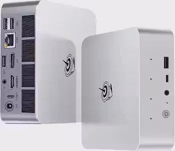 Beelink Mini Pc Ser8, Amd Ryzen7 8745Hs Até 4,9 Ghz (8C/16T), Minicomputador 32 Gb De Ram Ddr5/1 Tb Pcie4.0 Ssd/Amd Radeon 780M 12 Núcleos 2600 Mhz, Suporta Tela Tripla 4K/Wifi 6/Bt5.2/Lan 2.5G/Hdm