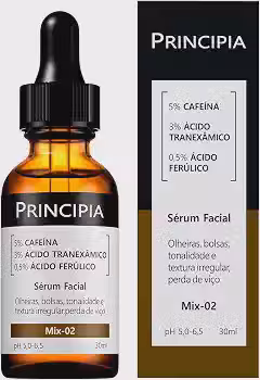 Sérum 5% Cafeína + 3% Tranexâmico + Ferúlico Mix-02 - Anti Olheiras e Manchas com 30ml