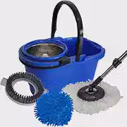 Mop Giratório Perfect Pro 16L com Centrífuga Inox e 3 Refis