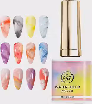 Esmalte Em Gel Efeito Mármore Ferramentas De Manicure Marmorizadas De Longa