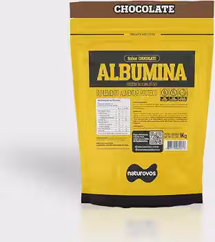 Albumina Chocolate 1Kg - Naturovos, Naturovos