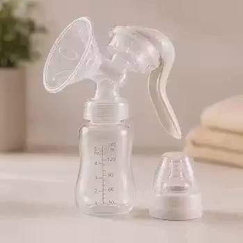 Bomba Tira Leite Materno Manual Portátil Livre de BPA Anti Vazamento