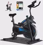 Bicicleta Spinning Com Roda De Inércia De 13kg Bicicleta de Spinning Personalizada, Bicicleta de Ciclismo Indoor para Fitness Suporta 150kg Sensor Cardíaco Monitor Digital Correia Silenciosa