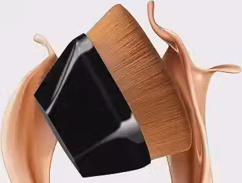 Pincel Mágico Hexagonal para Maquiagem 360° – Flawless Brush com Cerdas Macias e Densas, Cobertura Uniforme em Segundos, Ideal para Base, Corretivo, Blush e BB Cream | GaletiShop