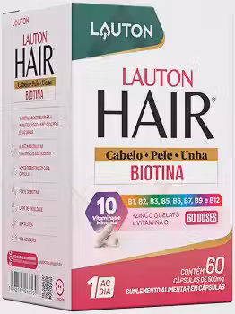 Suplemento, Lauton Hair, Lauton, Cabelo, Pele e Unha - 60 Comprimidos