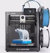 FLASHFORGE Impressora 3D Ad5X, Impressora 3D Multicolorida com Ifs, Nivelamento Totalmente Automático com Impressão de Alta Velocidade de Até 600 Mm/S E Bico com Temperatura Máxima de 300 °C, Grande