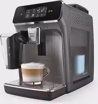 Philips Walita Cafeteira Espresso Série 2300 LatteGo, 4 Bebidas, Cinza