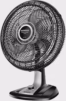 MONDIAL Ventilador 40cm Super Turbo 8 Pás, Preto/Prata, 140W, 220V - VTX-40-8P