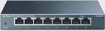 Switch TP-Link TL-SG108, Gigabit, 8 portas 10/100/1000Mbp