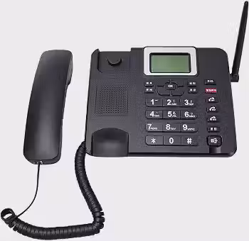 Sanpyl Telefone Celular de Mesa Sem Fio 4G GSM, Telefone Vintage Com Chamada de Emergência SOS, Bateria de 2000mAh, para Home Office de Idosos