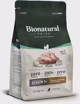 Bionatural Prime - Frango Cães De Raças Peq. Sênior 7+10,1kg