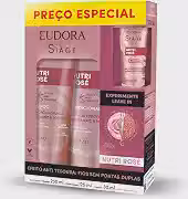 Eudora SIàge Promopack Nutri Rose Shampoo 250ml + Condicionador 125ml + Leave-in 30ml