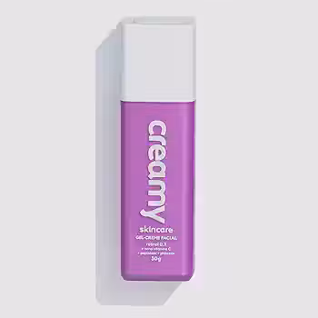 Creamy Skincare Gel-Creme Retinol 30g | Melhora Rugas Profundas, Uniformiza a Textura e o Tom da Pele, Normaliza a Espessura da Pele | Uso Noturno, Todos os Tipos de Pele