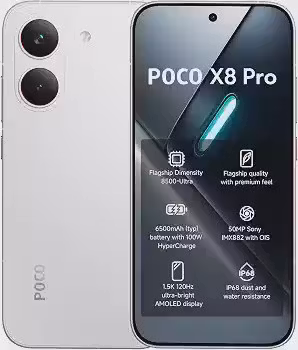 Smartphone Poco X8 Pro 512GB 12GB RAM - Branco