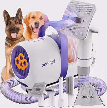 Kit de Limpeza Pet LM5, Aspirador de Pelo Animais de Estimação, Sucção Potente de 12000Pa, Nível de Ruído Abaixo de 60dB
