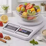 Balança de Cozinha Digital 10kg Precisão 1g com Tare Display LCD Balança Digital para Confeitaria Dieta Nutrição Fitness Ingredientes Farinha Açúcar Carne Alimentos Receita Bolo SF-400