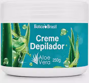 Creme Depilatório Corporal Botica Brasil 250g Sem Dor com Aloe Vera