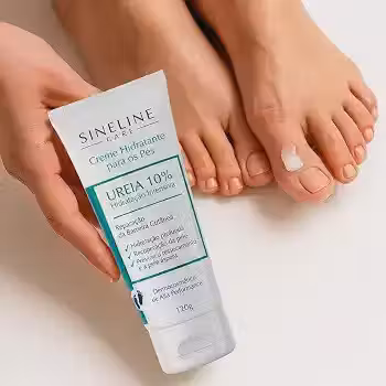 Creme Hidratante para os Pés com Ureia 10%, Hidratação Profunda, 100g Sineline