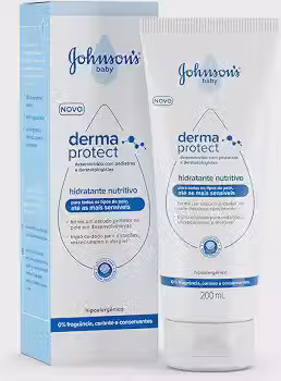 Loção Hidratante Corporal Johnson's Baby Derma Protect, 200ml