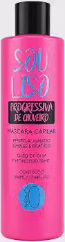 Progressiva de Chuveiro Sou Liso Essência10 500ml Anti-Frizz e Brilho