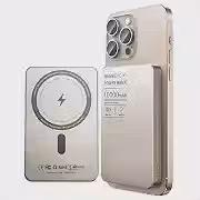 Power Bank Magnetico Indução Portátil, 10.000mAh, Carregamento por Indução, 22.5W, Para iPhone