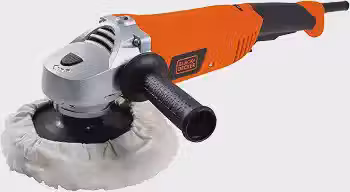BLACK+DECKER Politriz Orbital 180mm, Lixadeira Ideal para Trabalhos em Marcenaria, Funilaria e Polimentos, com Maleta de Ferramentas, Potência 1.300W, Modelo WP1500K-B2, 220V