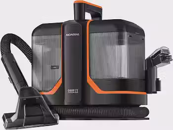MONDIAL Extratora e Higienizadora Portátil Deep Cleaner II, Preto/Laranja, 1800W, 110V - EXP-02-O