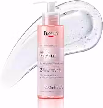 EUCERIN Gel de Limpeza Facial e Corporal 200ml, Anti-Pigment, Esfoliação Suave, Esfoliante, Pele Uniforme