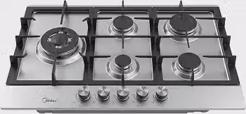 COOKTOP INOX 5 BOCAS