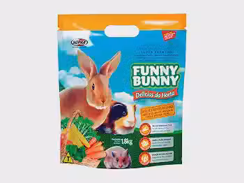 Funny Bunny Delícias da Horta - alimento para coelhos – 1,8kg