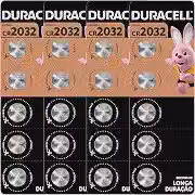 Duracell Pilhas Moeda CR2032 Pack 20 Unidades – Ideal para Placas Mãe e Controles Automotivos