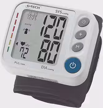 G-Tech Aparelho de Pressão Digital Automático de Pulso GP400, Cor Branca