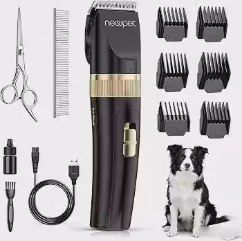 NEWPET Tosa Para Cães,Cão Grooming Clippers,Máquina De Cortar Pelos Para Cães, De Baixo Ruído, Recarregável, Sem Fio, Ferramenta Profissional Para Cuidados Com Animais De Estimação