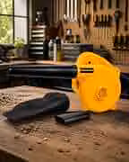 Soprador Aspirador Elétrico Portátil 650W 110V com Tubo de Sopro e Saco Coletor, Vazão de Ar até 4,2 m³/min e Velocidade até 16.000 RPM, Ideal para Limpeza de Poeira, Bancadas, Garagem e Oficina