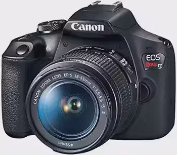 Camera Canon EOS Rebel T7 com lente 18-55mm IS II